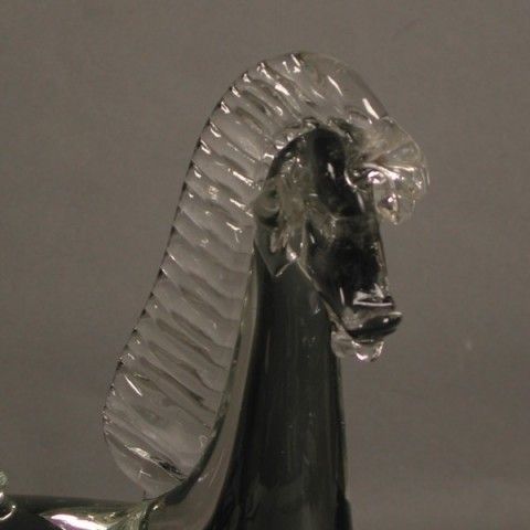 Murano. Crystal Horse Lying. Italy. 1950   1960 photo furniture