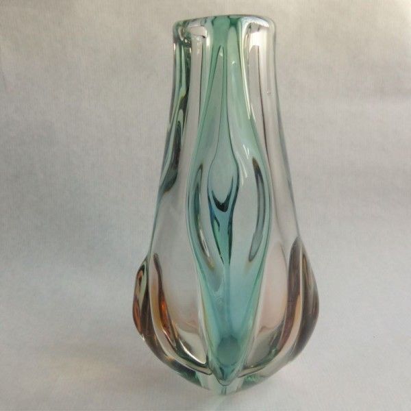 Glass Vase By Josef Hospodka For Chribsa Glas. 1950   1959 photo furniture