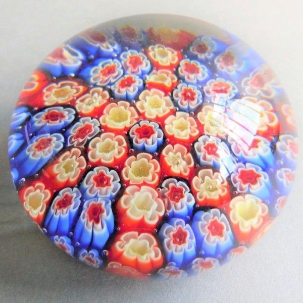 Millefiori Paperweight From Murano. Italy 1960 – 1970