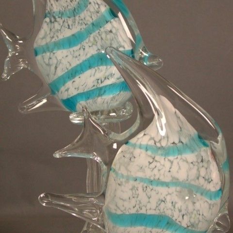 Art Murano Centerpiece Angelfish. Archimede Seguso. Italy. 1960   19 photo