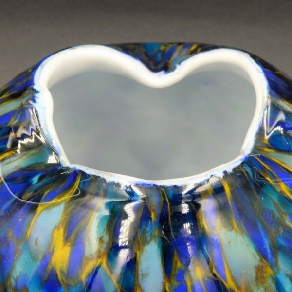 Artist Glass Vase By Hans Jürgen Richartz. 1970   1979 photo Home Decor