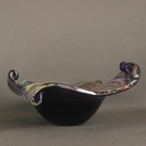 Big Glass Bowl Murano Dino Martens Fratelli Toso Tutti Frutt photo vinterior