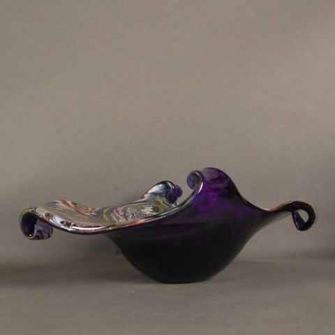 Home Decor Big Glass Bowl Murano Dino Martens Fratelli Toso Tutti Frutt photo