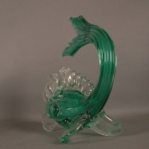 Art Big Glass Fish. Murano. Italy. 1960   1965 photo