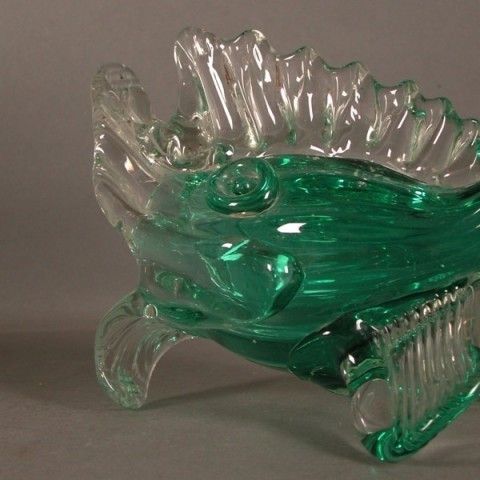 130.0 Big Glass Fish. Murano. Italy. 1960   1965 photo