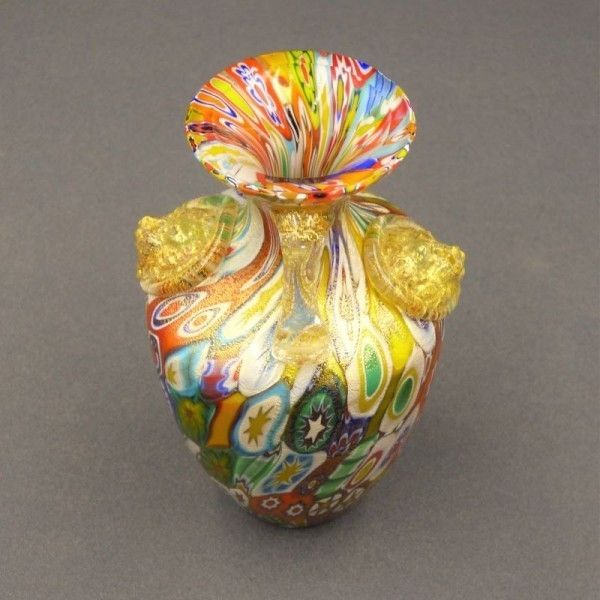 Murano Vase Millefiori By Gambaro And Poggi  Made In Italy photo furniture