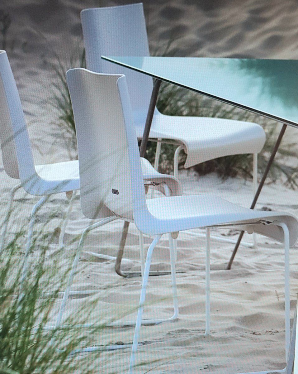 Danish Indoor & Outdoor Dining Chairs From Skagerak, Set Of 4 photo Garden Furniture