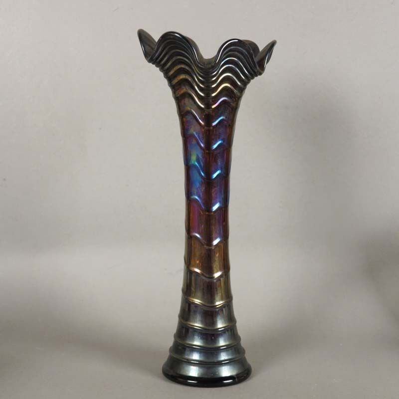 Iridescent Art Nouveau Glass Vase. Bohemia 1900   1920 photo furniture