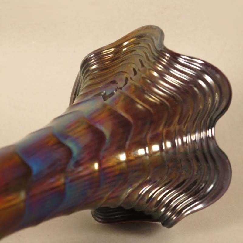 photo for sale Iridescent Art Nouveau Glass Vase. Bohemia 1900   1920