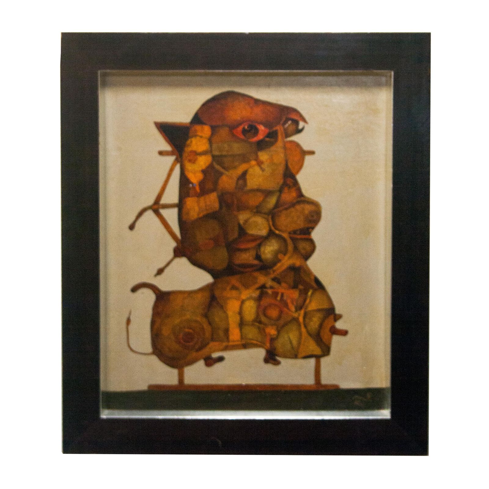Spanish Painting Oil On Canvas, Spain, 1970