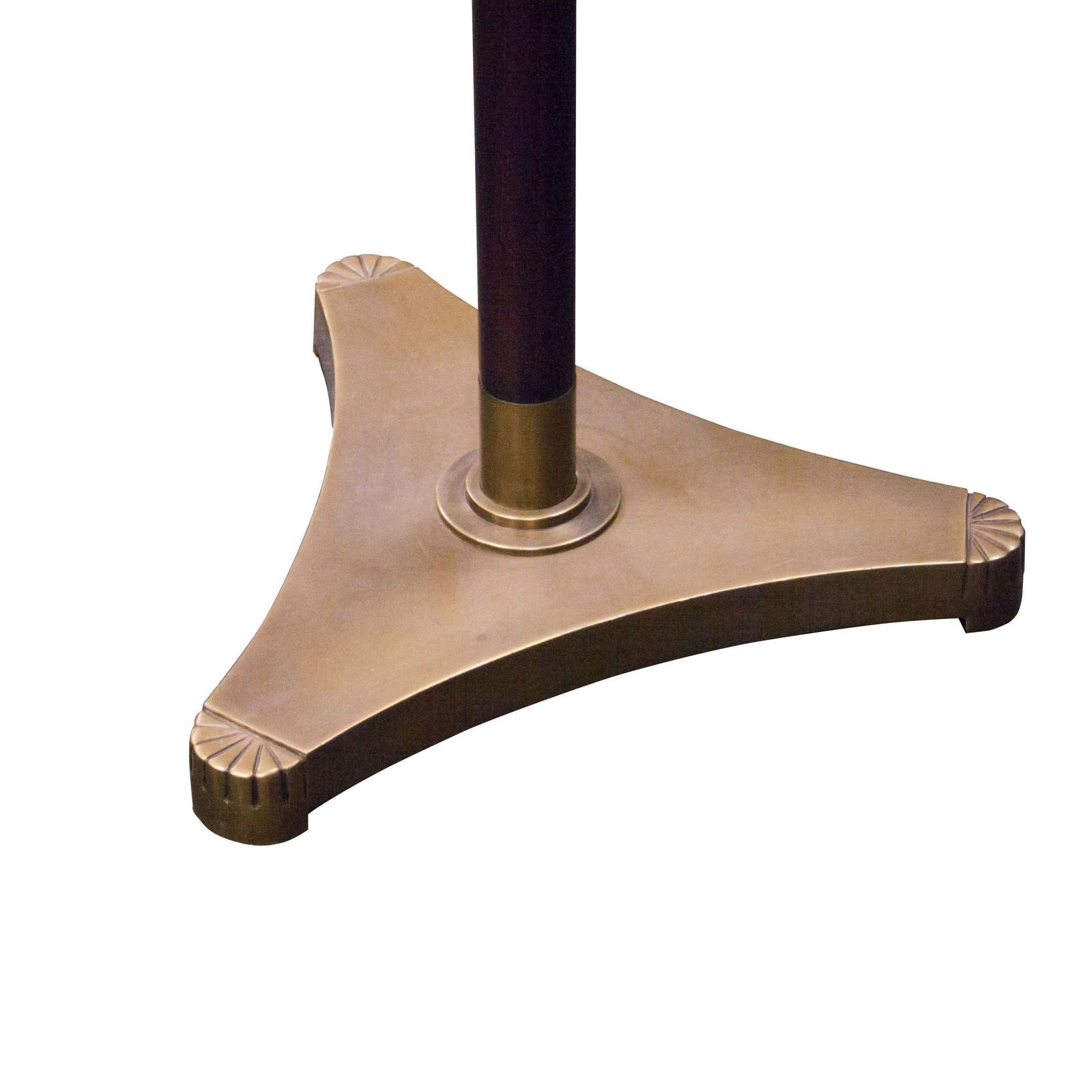 Mid Century Modern Mahogany Brass Floor Lamp, Italy, 1960 photo 1150.0