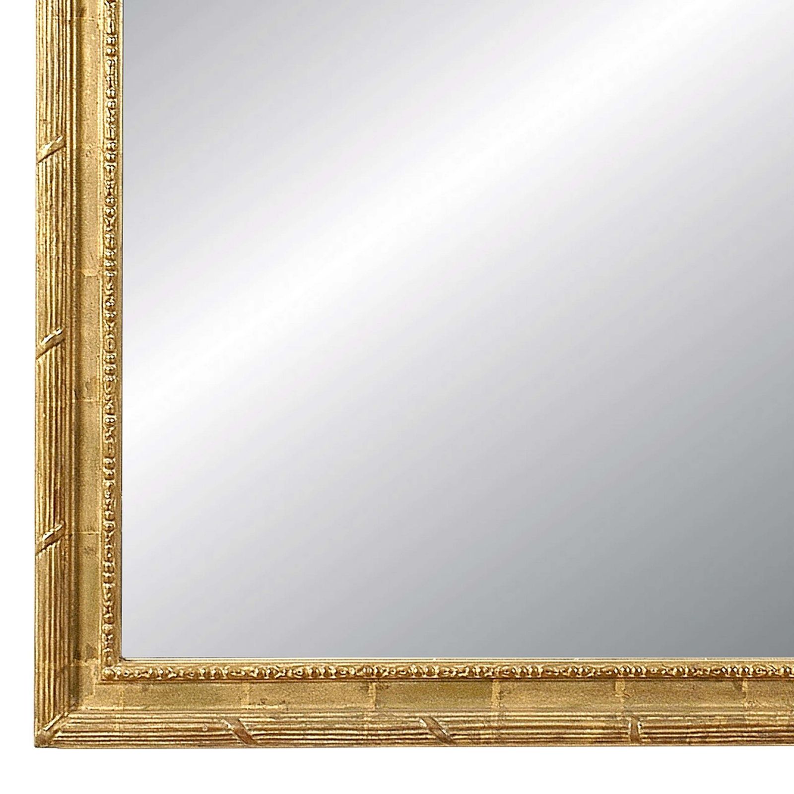 Neoclassical Regency Style Gold Foil Hand Carved Wooden Mirror, 1970 photo 2341.0