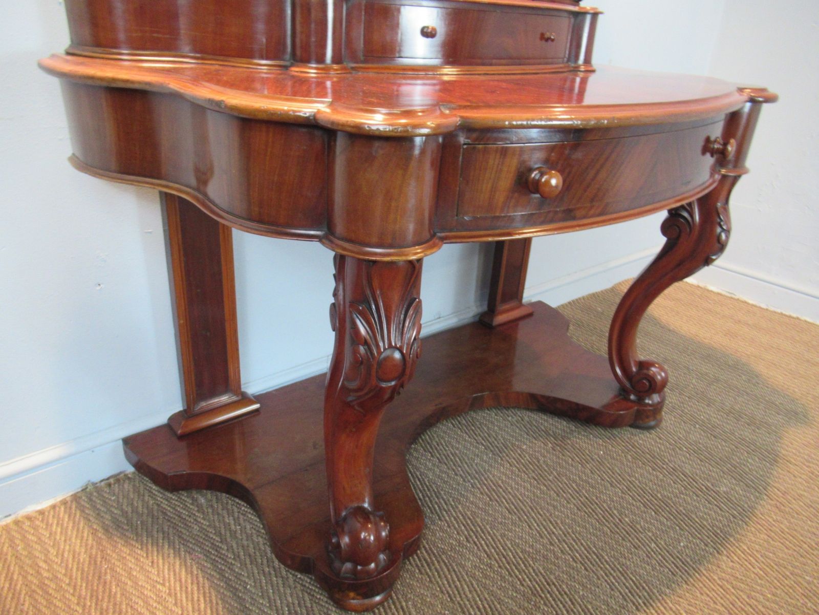 Attractive Victorian Mahogany Duchess Dressing Table photo vinterior
