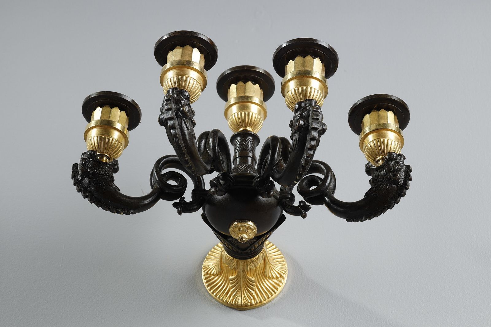 Pair Of Restauration Period Sconces In Bronze photo buy