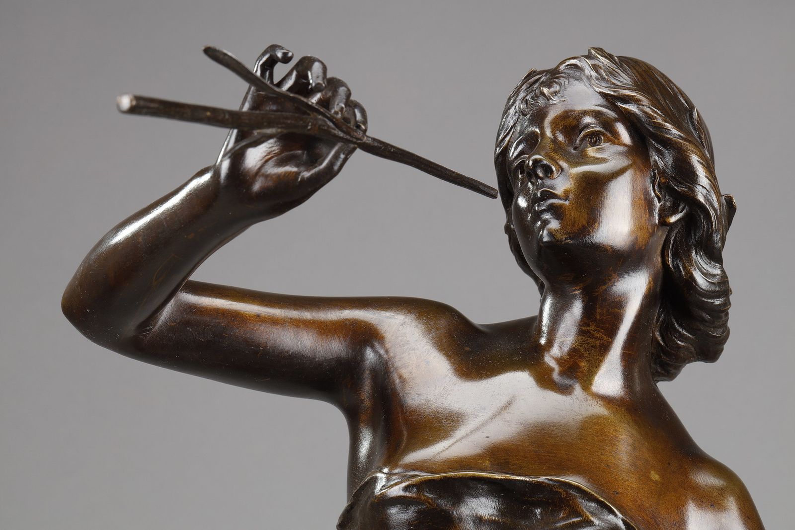photo vinterior Bronze Sculpture "La Renown", Signed Julien Causse