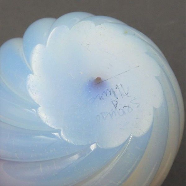 Rare Archimede Seguso Murano Italian Art Glass Vase. 1950   1959 photo vintage