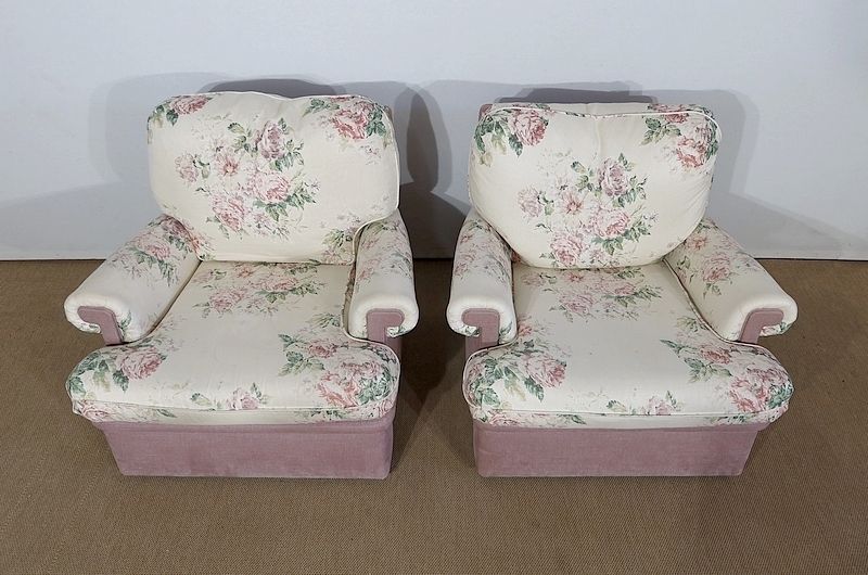 Pair Oflounge Armchairs, English Spirit , 20th Century photo vinterior