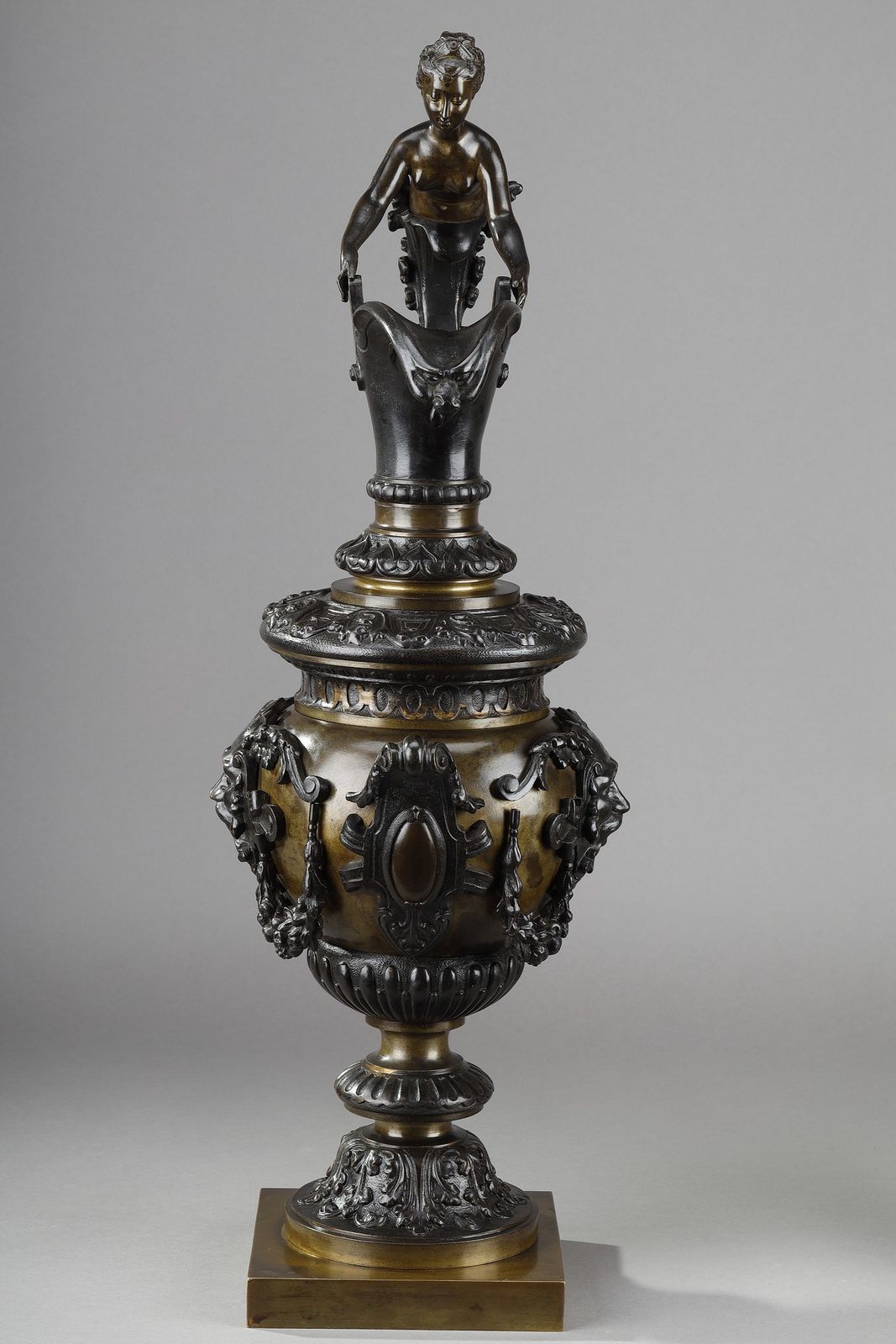 Pair Of Decorative Bronze Ewers In The Renaissance Style photo 5209.0
