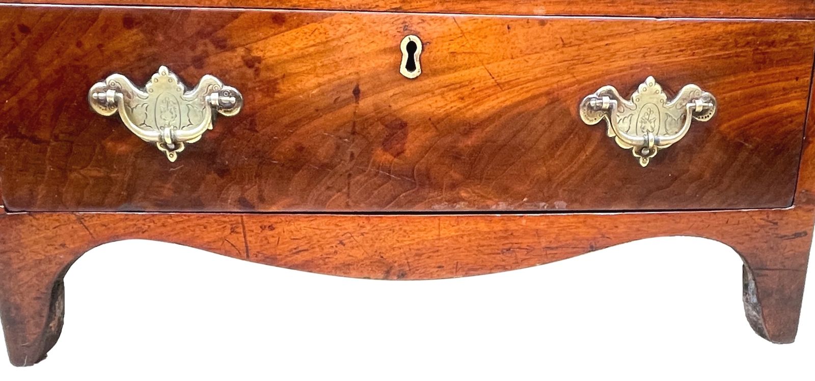 Georgian Mahogany Miniature Chest photo Furniture