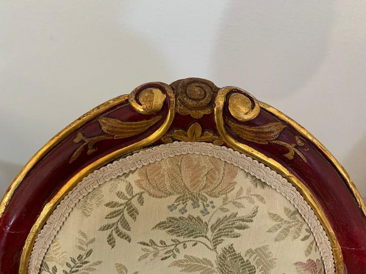 4 Lacquered Art Deco Tea Chairs With Gold Leaf Details, 1930s photo 2597.92