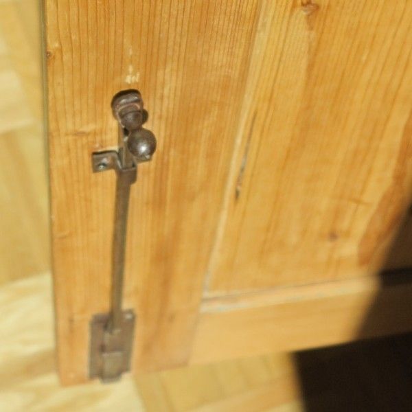 Antique Natural Pine Wood Wardrobe In Very Good Condition 1850   1880 photo 1877.0