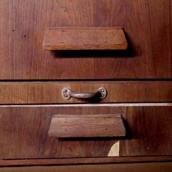 4694.0 Antique Pharmacy Cabinet With 45 Drawers 1900   1920 photo