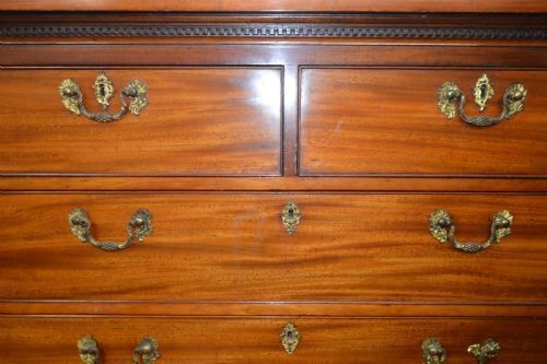 Georgian Mahogany Chest On Chest. photo for sale