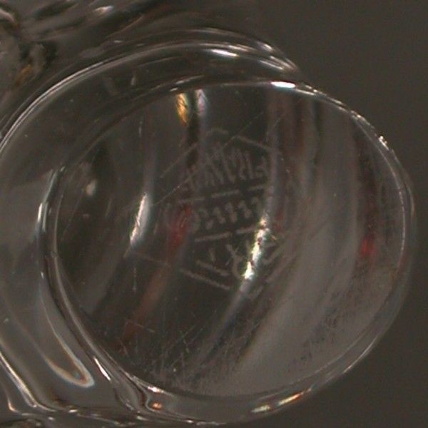 Vintage Elefante De Cristal. Vannes Francia. 1950   1955 photo vinterior