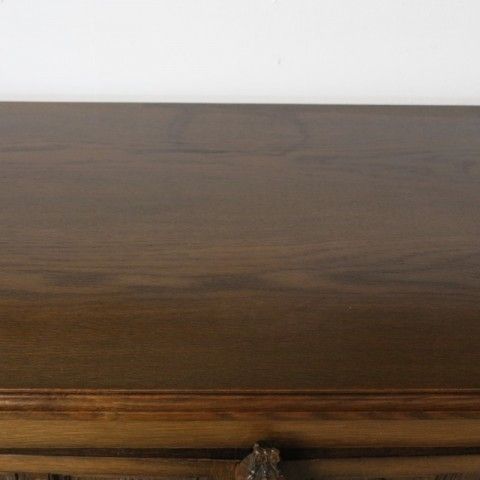 1304.0 Carved Vintage Living Room Buffet 1940   1950 photo