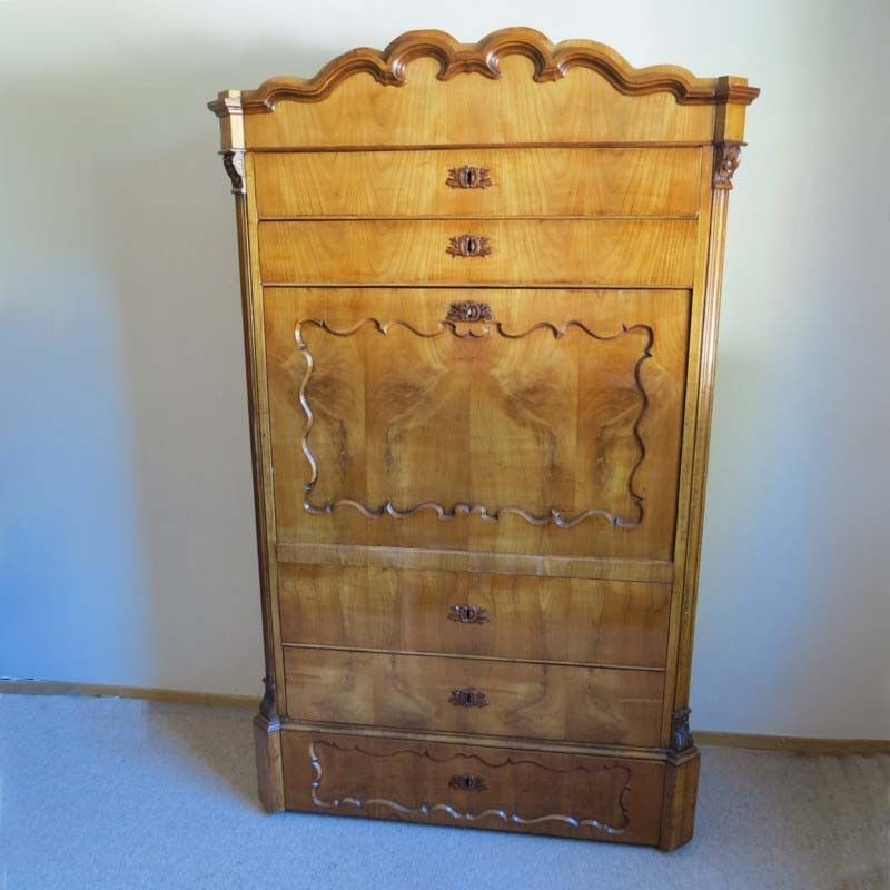 Antique Biedermeier Secretaire. 1820   1850