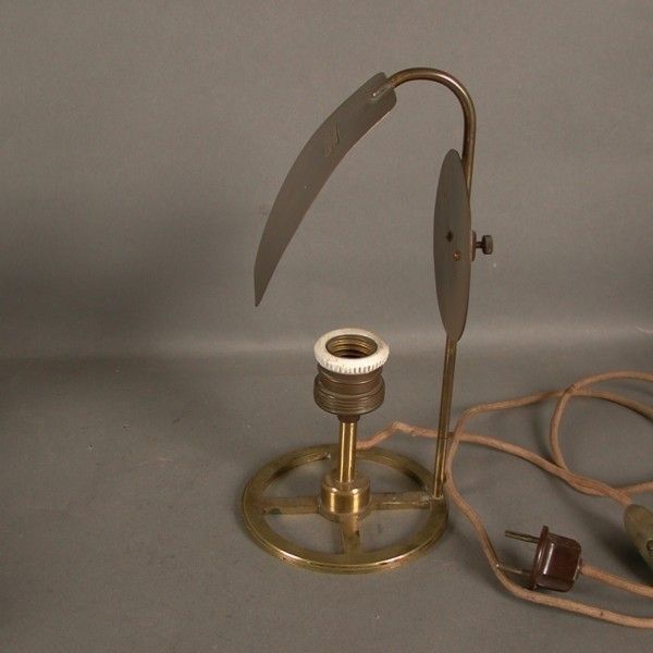 Extraordinary Brass Lamp For Optician. France. 1900   1920