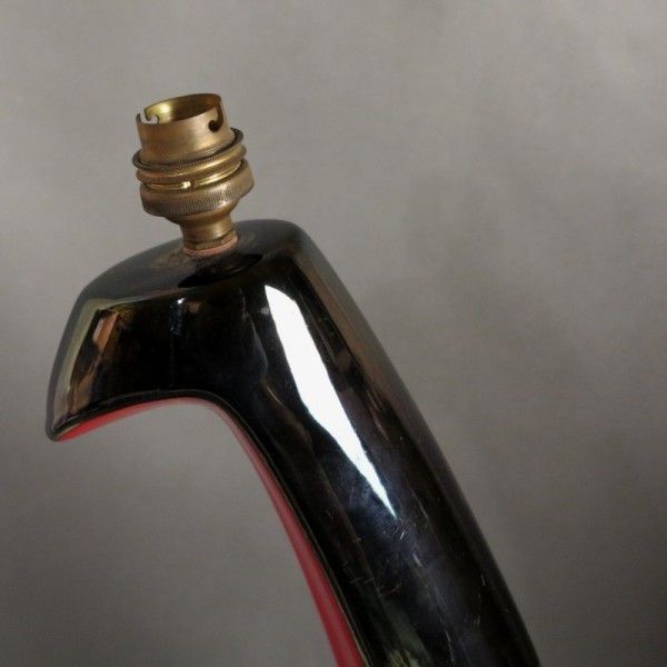 Rare. Vallauris Ceramic Table Lamp. France 1950   1959 photo for sale