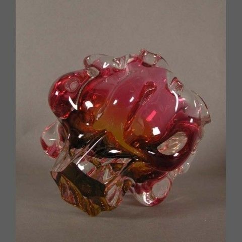 Vintage. Murano Glass Ashtray. Italy. 1950   1955. photo for sale