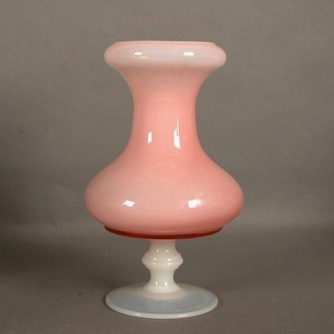 Venice. Opal Glass Vase. Italy. 1950   1955.