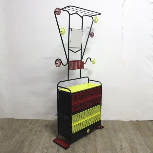 photo vintage Vintage Coat Rack In The Style Of Mathieu Mategot.