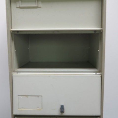 Industrial Cabinet Of Metal. 1960   1969 photo vintage