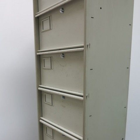 Furniture Industrial Cabinet Of Metal. 1960   1969 photo