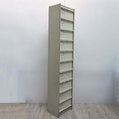 photo vintage Industrial Cabinet Of Metal. 1960   1969
