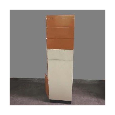 Industrial Card Cabinet With Twelve Drawers. 1950   1960 photo furniture