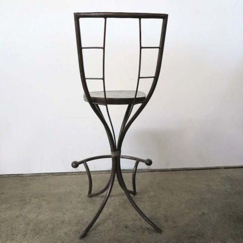Furniture Two Metal Chairs In Industrial Style 1950   1959 photo
