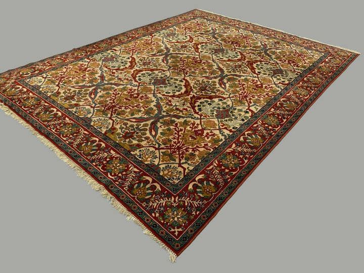 Xl Vintage Arts And Crafts, W Morris Style Rug 400x296 Cm photo Textiles