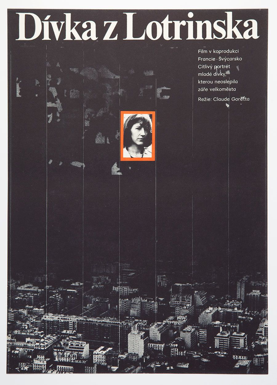 Movie Poster, The Girl From Lorraine, Pavel Jasanský, 1981