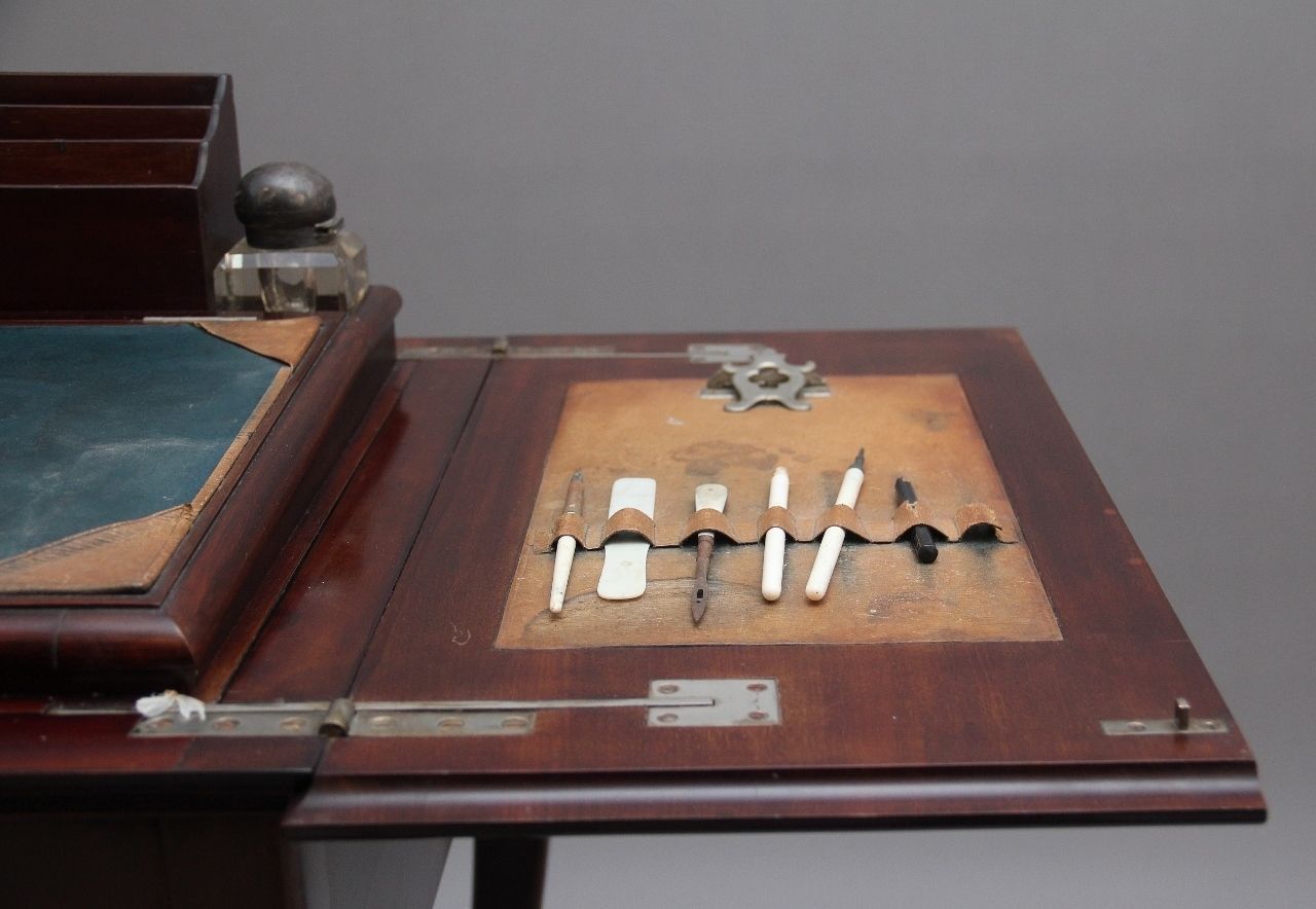photo vinterior Early 20th Century Metamorphic Writing Desk By J.C Vickery Of London