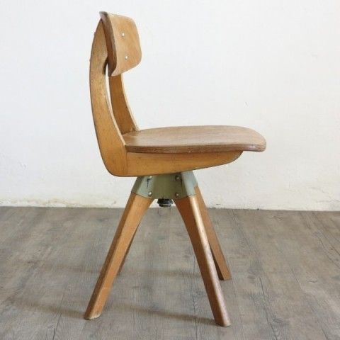 Furniture Casala Wood School Chair. Germany 1971. photo