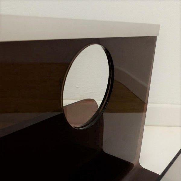 Plexiglass Magazine Rack By Michel Dumas For Roche Bobois. France 1960   1970 photo for sale