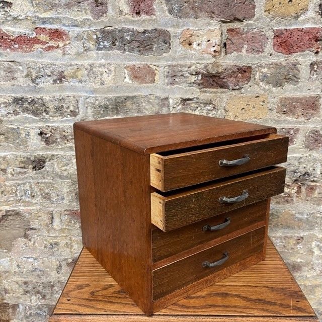 Antique Oak Counter Top Drawers photo for sale