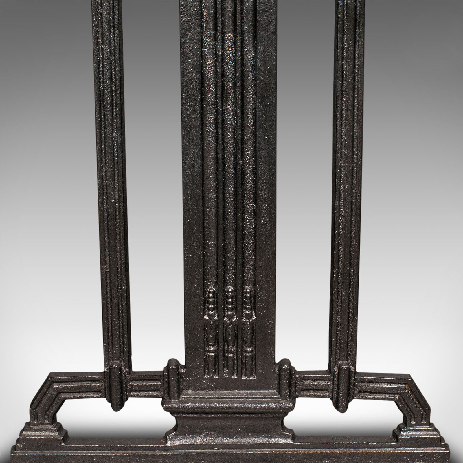 photo for sale Antique Ornate Stick Stand, English, Cast Iron, Hallway Umbrella Rack