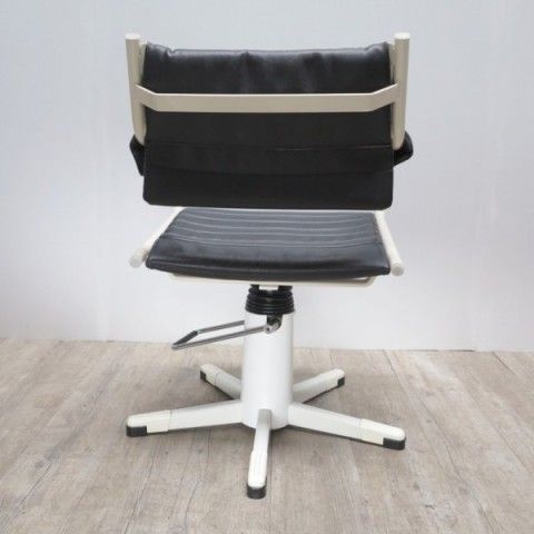 Vintage Hair Salon Leather Armchair With Pump Mechanism. 1970   1975 photo buy