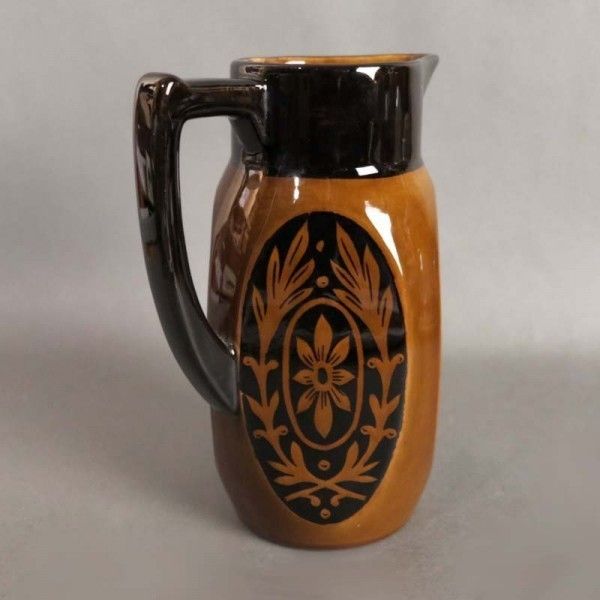 Antique Art Nouveau Ceramic Chocolate Pot. photo vinterior