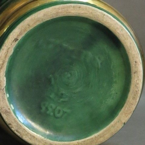 Art Nouveau Ceramic Vase. France 1900   1920. photo Home Decor